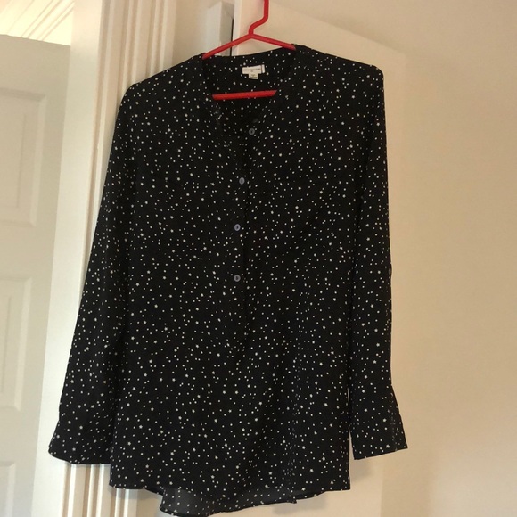 ASOS Blouse with all over star print size Medium. - Picture 2 of 5